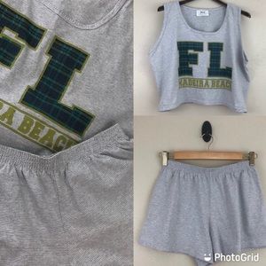 Vintage Striped Lounge Set Madeira Beach FL